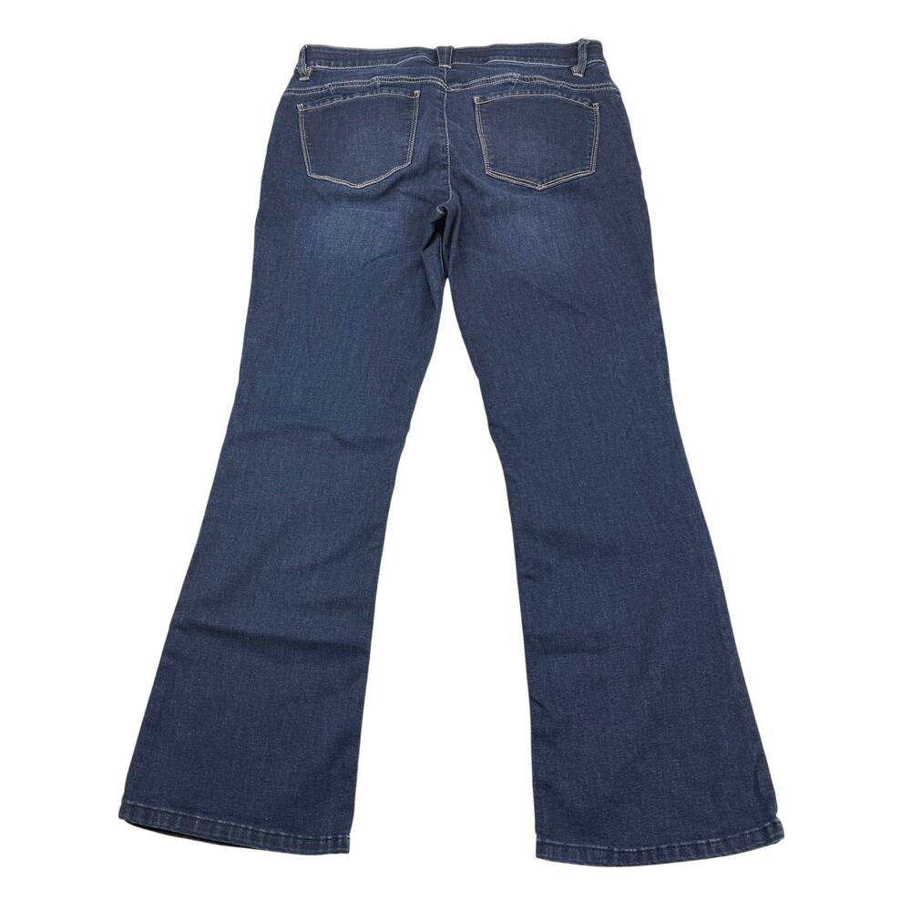 DEMOCRACY Ab Technology High Rise Itty Bitty Bootcut Jean Size 12 - Picture 4 of 5